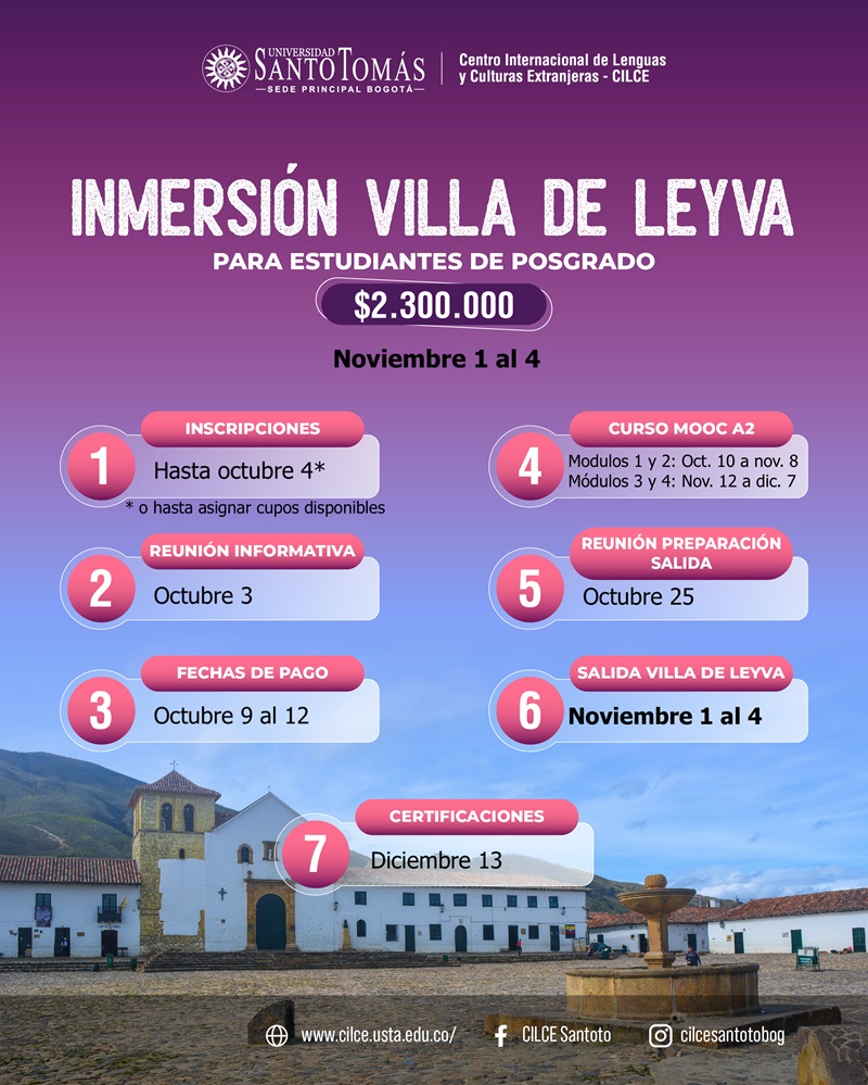 Inmersión Villa de Leyva 2